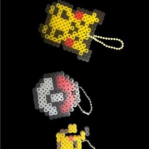 Pokémon Pixel Art Keychain Set